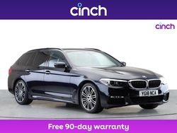 Black Used 2018 BMW 520 M Sport Estate | £17,699 (Fair price)