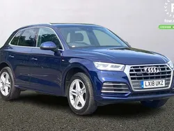 Blue Used 2018 Audi Q5 S-Line SUV | £19,799 (Good price)