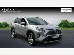Silver Used 2019 Toyota RAV4 Hybrid SUV | £26,633 (A bit pricey)