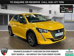 Yellow Used 2022 Peugeot e-208 Active+ Hatchback | £12,480 (Fair price)