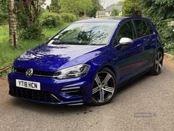 Blue Used 2018 VW Golf VII R Hatchback | £19,995 (Fair price)