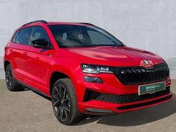 Red Used 2023 Skoda Karoq SportLine SUV | £25,390 (Fair price)