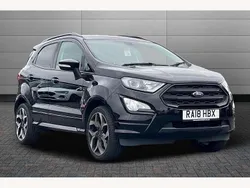 Black Used 2018 Ford Ecosport ST-Line SUV | £10,291 (Fair price)