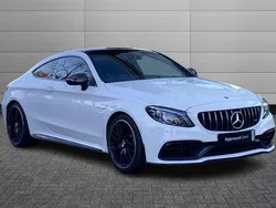 Polar white Used 2019 Mercedes C63S AMG Premium Plus Coupe | £49,150 (Super price)