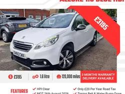 White Used 2015 Peugeot 2008 Allure SUV | £3,195 (Fair price)