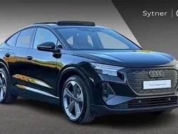 Black Used 2025 Audi Q4 Sportback e-tron Black Edition SUV | £48,000