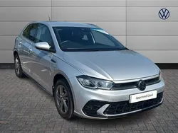 Silver Used 2024 VW Polo R-line Hatchback | £20,393 (Fair price)