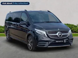 Black Used 2019 Mercedes V300 AMG line MPV | £52,399 (Good price)