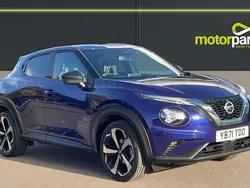 Blue metallic Used 2022 Nissan Juke 360º SUV | £12,800 (Fair price)