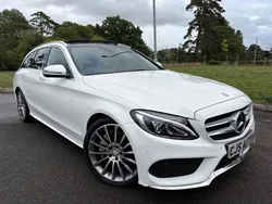 White Used 2016 Mercedes C250 AMG Line Premium Plus Estate | £13,993 (Fair price)