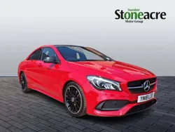 Red Used 2018 Mercedes CLA220 AMG line Sedan | £13,495 (Fair price)