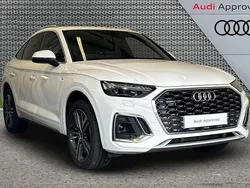 White Used 2021 Audi Q5 Sportback S-Line SUV | £31,995 (Fair price)