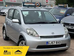 Silver Used 2007 Daihatsu Sirion Hatchback | £2,475 (Fair price)