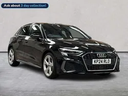 Black Used 2024 Audi A3 S-Line Hatchback | £27,579 (Fair price)