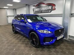 Blue Used 2017 Jaguar F-Pace S SUV | £16,995 (Fair price)