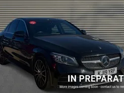Black Used 2019 Mercedes C200 AMG Line Premium Sedan | £15,698 (Fair price)
