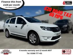 White Used 2015 Dacia Logan Ambiance Sedan | £6,295 (A bit pricey)