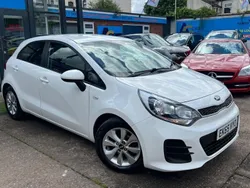 White Used 2015 Kia Rio 2 Hatchback | £4,980 (Fair price)