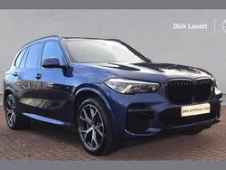 Blue Used 2022 BMW X5 M Sport SUV | £44,995 (Fair price)