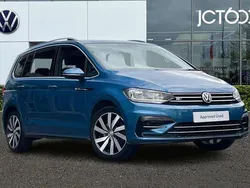 Blue Used 2019 VW Touran R-line MPV | £21,250 (Fair price)