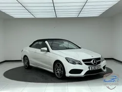 White Used 2016 Mercedes E220 AMG line Cabriolet | £11,495 (Fair price)