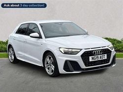 White Used 2019 Audi A1 S-Line Hatchback | £14,849 (Fair price)