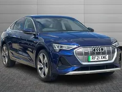 Blue Used 2021 Audi e-tron Sportback S-Line SUV | £23,650 (Fair price)