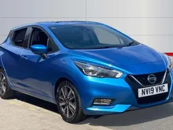 Blue Used 2019 Nissan Micra Tekna Hatchback | £11,695 (Good price)