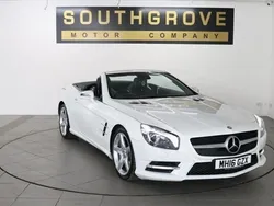 White Used 2016 Mercedes SL400 Sport Cabriolet | £21,489