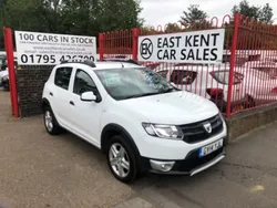 White Used 2014 Dacia Sandero Ambiance Hatchback | £3,150 (Fair price)