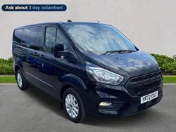 Black Used 2023 Ford Transit Custom Limited Van | £22,250 (Good price)