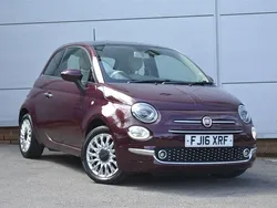 Avantgarde bordeaux Used 2016 Fiat 500 Lounge Hatchback | £5,550 (Fair price)