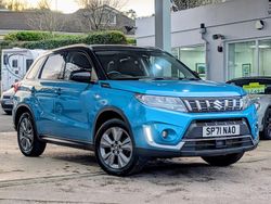 Turquoise Used 2021 Suzuki Vitara SZ-T Hatchback | £13,495 (Fair price)