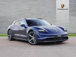 Gentian blue metallic Used 2024 Porsche Taycan 4S Cross Turismo Sedan | £76,950 (Expensive)