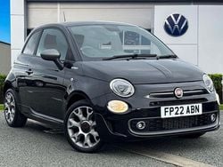 Black Used 2022 Fiat 500 Sport Hatchback | £10,633 (Fair price)
