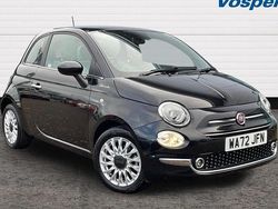 Black Used 2022 Fiat 500 Dolcevita Hatchback | £10,990