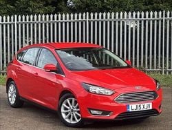 Red Used 2015 Ford Focus Titanium Hatchback | £8,150 (Fair price)