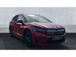 Red Used 2025 Skoda Enyaq iV vRS SUV | £36,590 (Fair price)