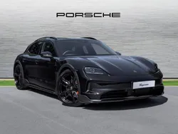 Jet black metallic New 2025 Porsche Taycan 4S Cross Turismo Sedan | £121,990