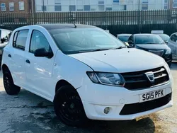 White Used 2015 Dacia Sandero Ambiance Hatchback | £2,495