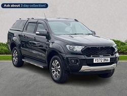 Black Used 2022 Ford Ranger Wildtrack Pickup | £20,250 (Good price)