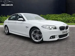 White Used 2016 BMW 520 M Sport Sedan | £9,950 (Fair price)