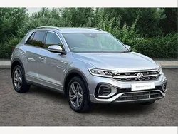 Pyrite silver Used 2025 VW T-Roc R-line SUV | £28,291 (Fair price)