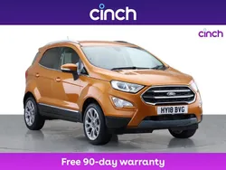 Orange Used 2018 Ford Ecosport Titanium SUV | £12,449 (Fair price)