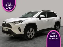 White Used 2021 Toyota RAV4 Hybrid Design SUV | £17,637 (Fair price)