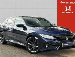 Blue Used 2021 Honda Civic SR Hatchback | £15,849 (Fair price)