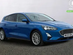 Blue Used 2020 Ford Focus Titanium X Hatchback | £16,199 (Fair price)