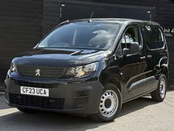 Black Used 2023 Peugeot Partner Premium Van | £11,490 (Fair price)