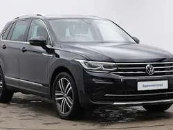 Black Used 2022 VW Tiguan Elegance SUV | £26,586 (Fair price)