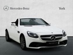 White Used 2018 Mercedes SLC180 AMG line Cabriolet | £16,495 (Fair price)